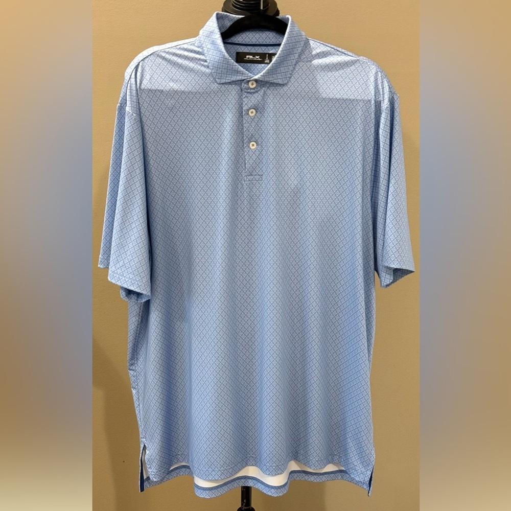 Men’s Ralph Lauren RLX blue performance golf polo- Size XL - Picture 2 of 5